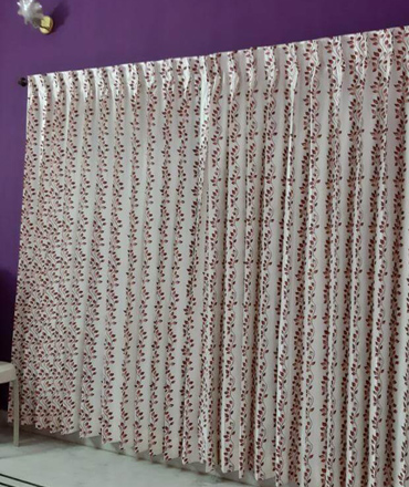Long Coated Design Curtain